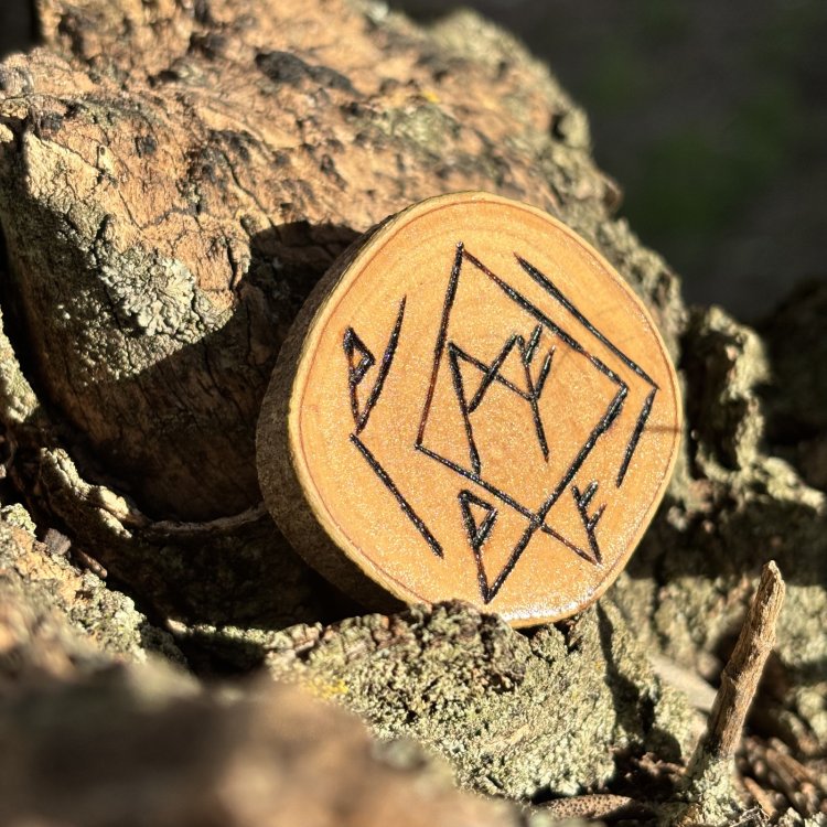  Talismán de Trabajo y Éxito en Madera de Olivo