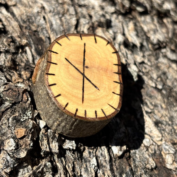  Runa Vikinga Nauthiz en Madera de Olivo – Supera Obstáculos