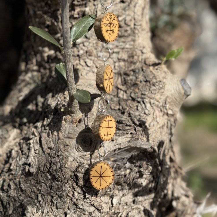  Set de Talismanes de Olivo – Protección y Prosperidad