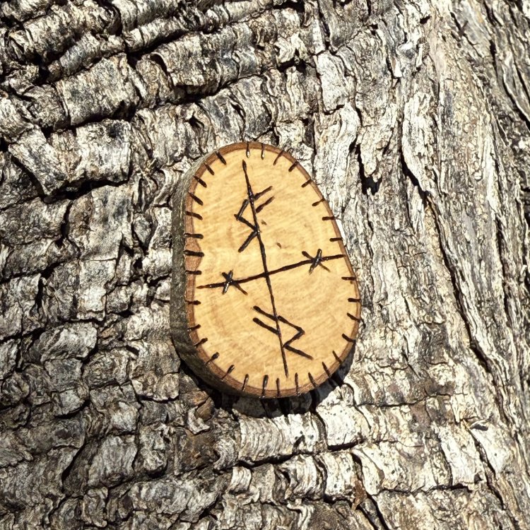  Talismán de Prosperidad en Madera de Olivo