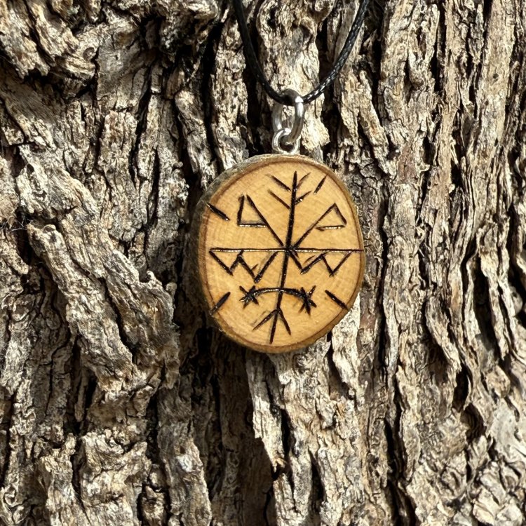  Talismán Trabajo y Prosperidad en Madera de Olivo – Abundancia y Éxito