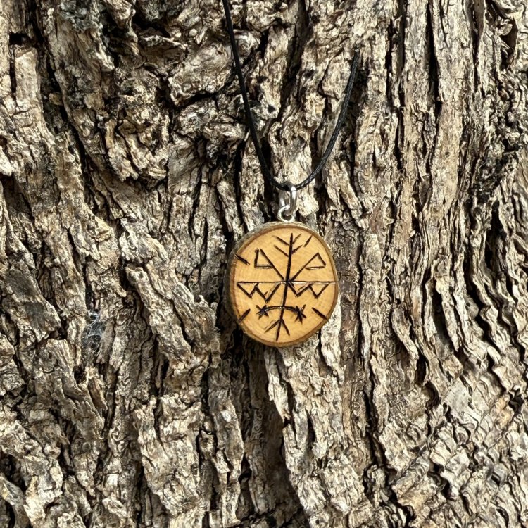  Talismán Trabajo y Prosperidad en Madera de Olivo – Abundancia y Éxito