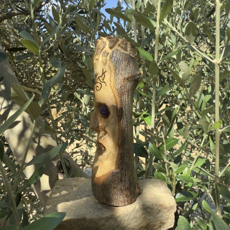  🌿 Espíritu Guardián Runay de olivo y amatista