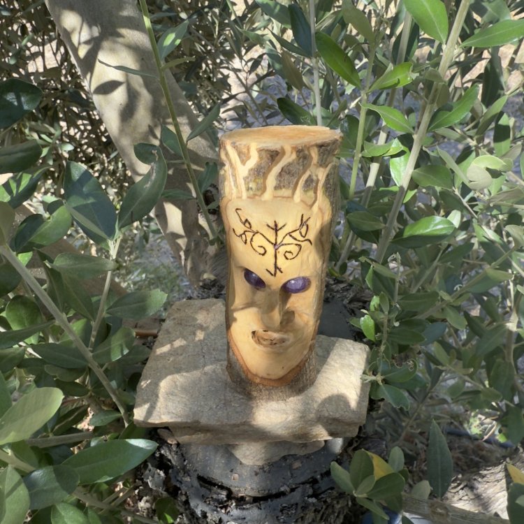  🌿 Espíritu Guardián Runay de olivo y amatista