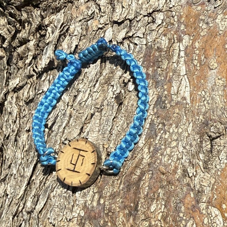  Pulsera Hammarsmark de Olivo y Macramé – Salud y Protección