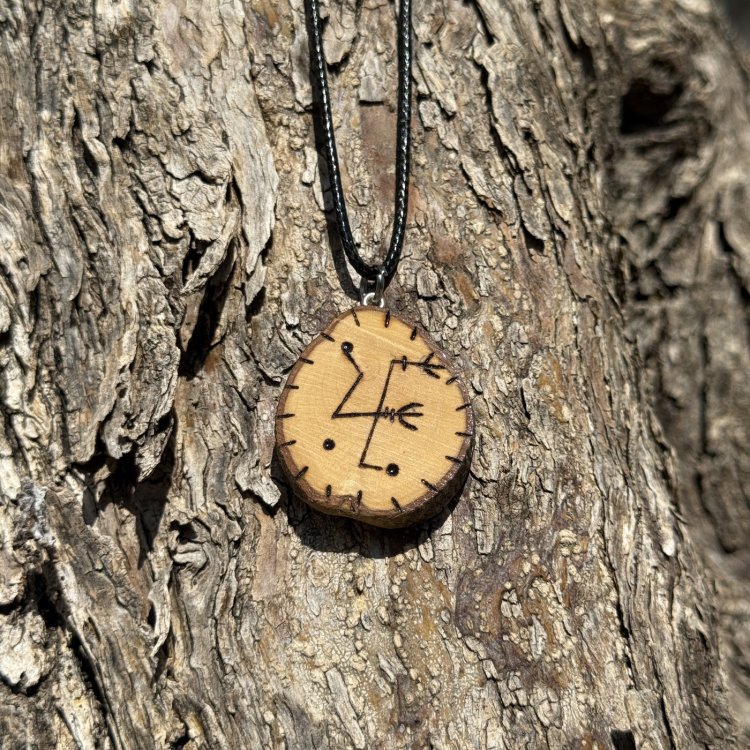  Talismán Prosperidad y Trabajo en Olivo (Colgante)