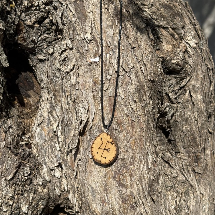  Talismán Prosperidad y Trabajo en Olivo (Colgante)