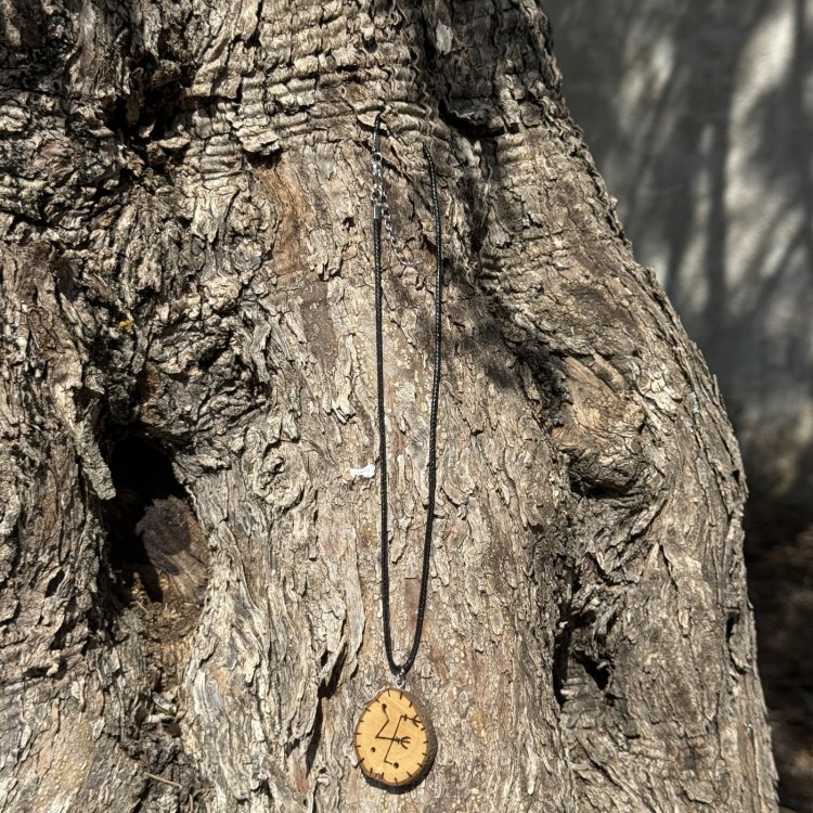  Talismán Prosperidad y Trabajo en Olivo (Colgante)