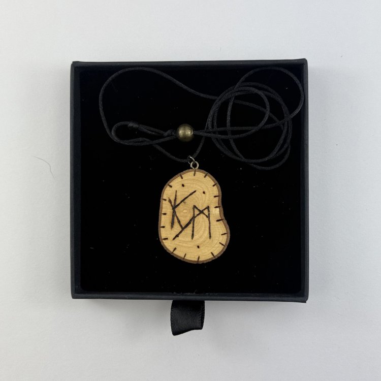  Talismán de Energía en Madera de Olivo