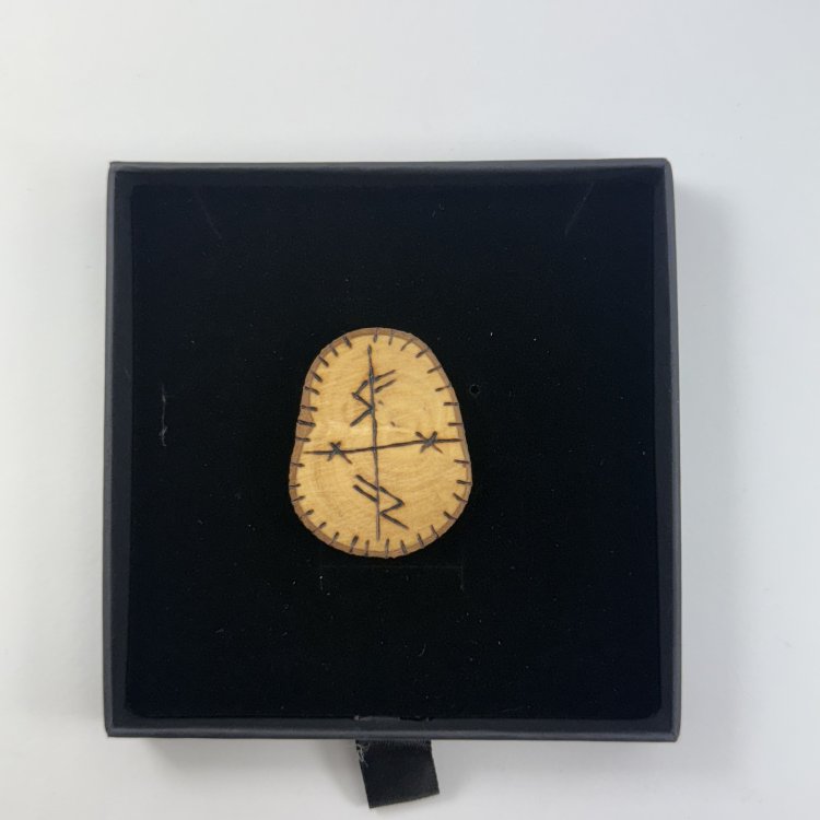  Talismán de Prosperidad en Madera de Olivo