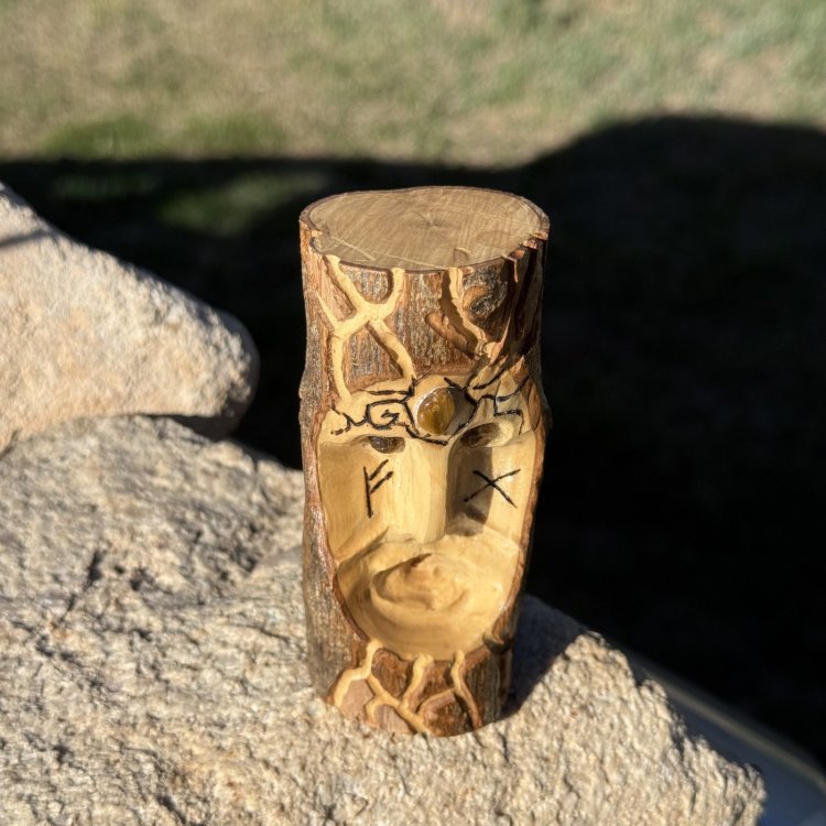  🌿 Espíritu Guardián Korënn de olivo y ojo de tigre