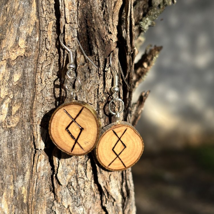  Pendientes de Amor de Madera de Olivo – Variante Exclusiva